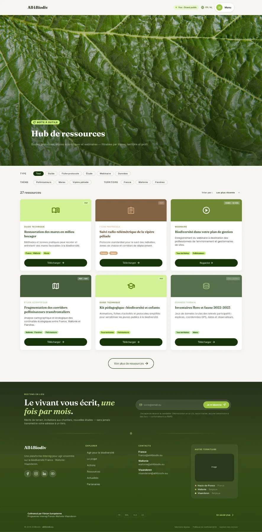 Page Ressources
